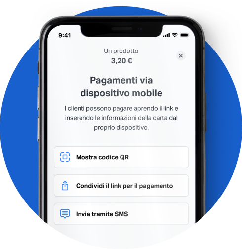 Schermata di pagamento Sumup